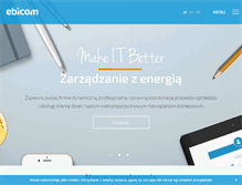 Tablet Screenshot of ebicom.pl